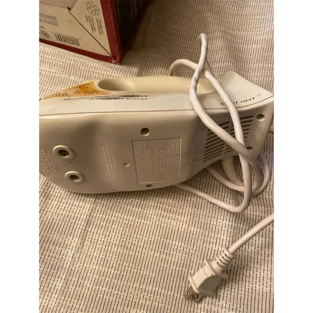 Hamilton Beach Power Deluxe Hand Mixer 6-Speed White with Attachments
